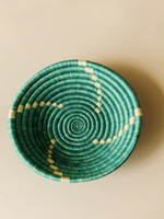 Teal Large Woven Basket