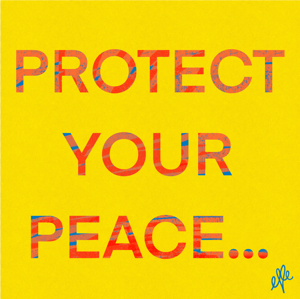 Protect Your Peace Sticker