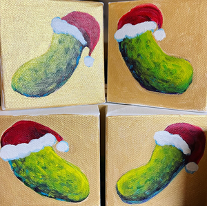 Christmas Pickle 6x6