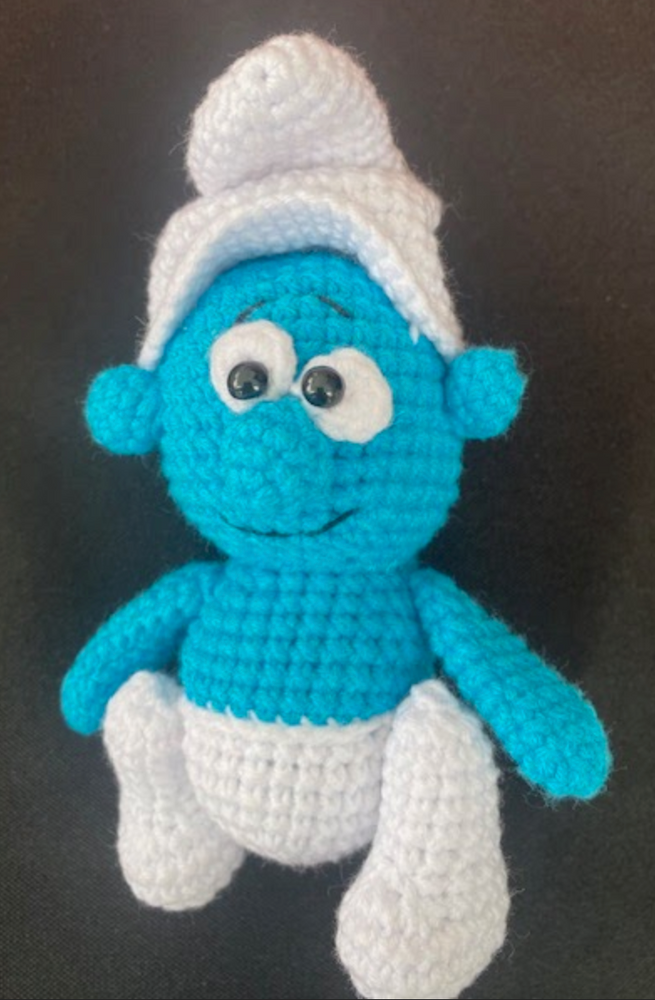 Smurf Crochet Toy