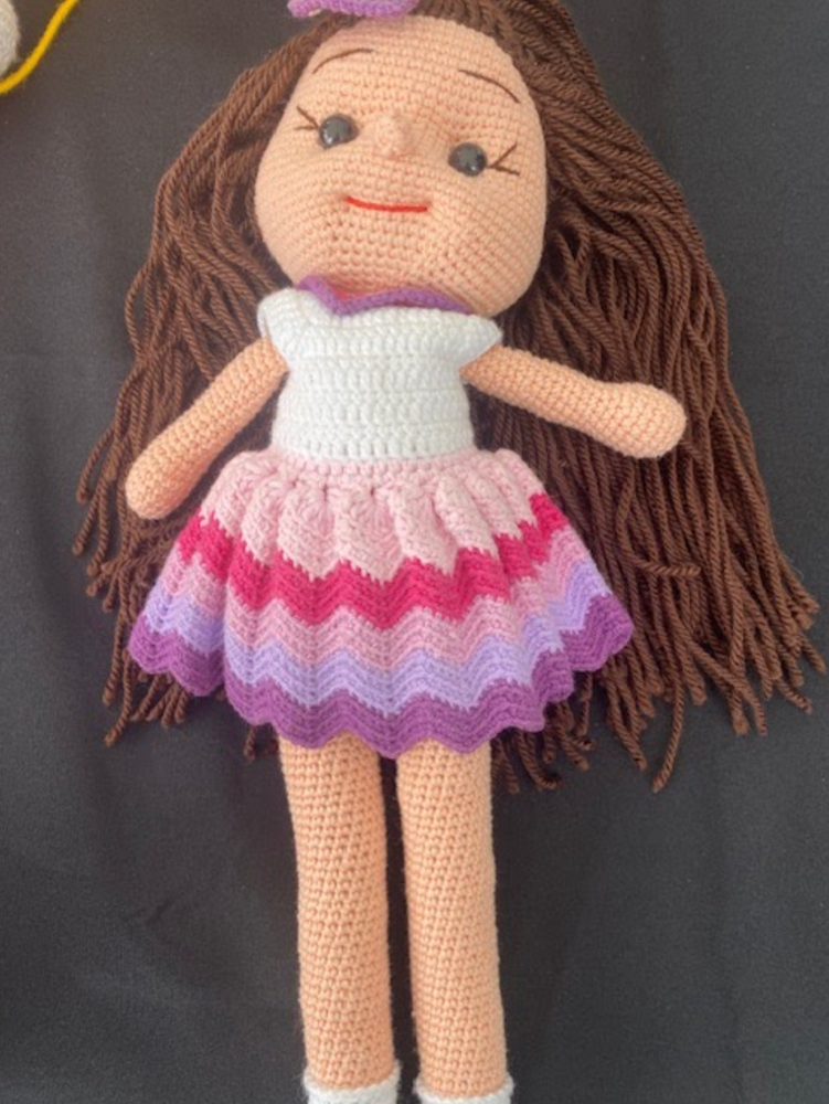 Crochet Amigurumi Doll with Dress