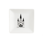 Black and White Cathedral Trinket Tray