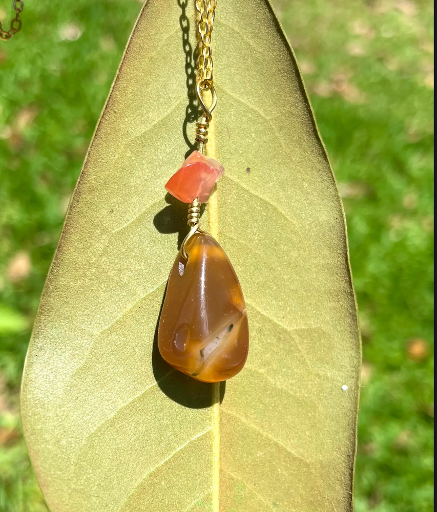 Agate Upcycled Necklace