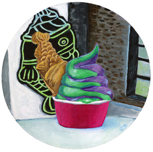 Taiyaki Ice cream print 10x10
