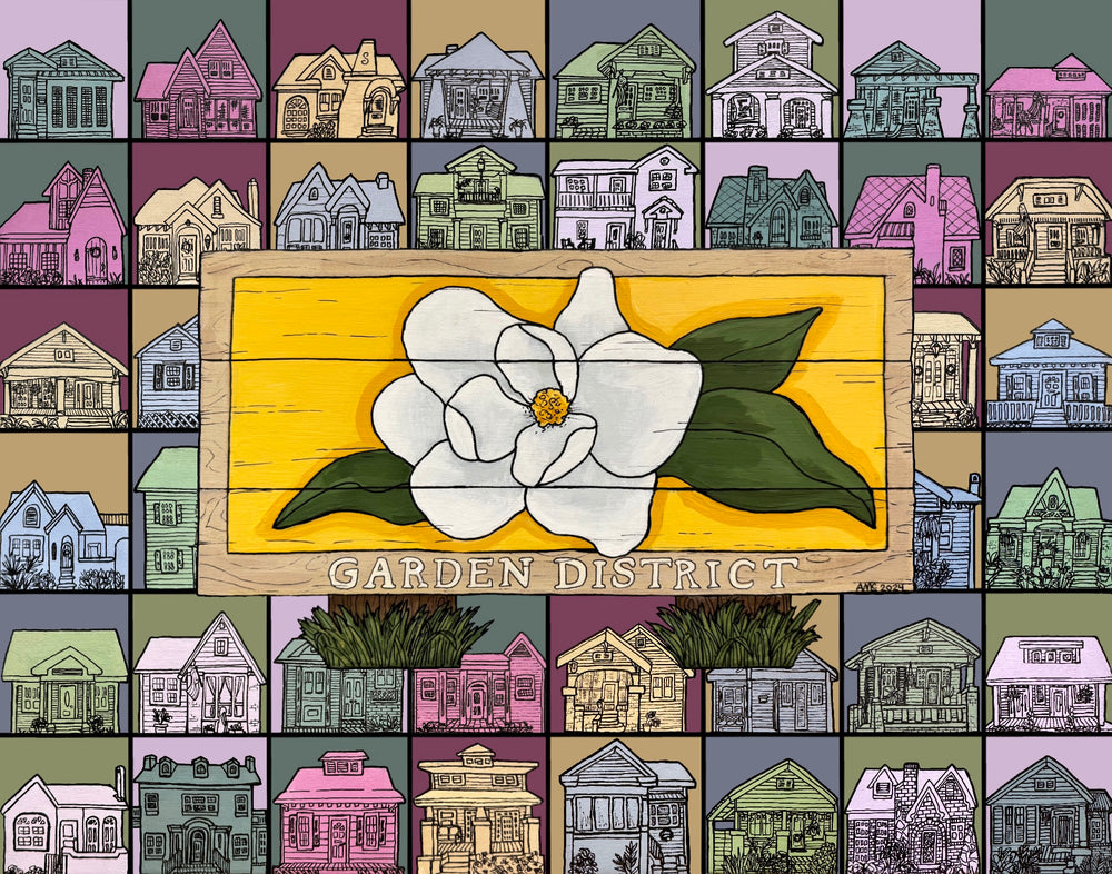 Garden District Portrait 8x10