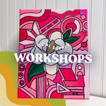 Magnolia Watercolor Workshop on 6/22 with Made to Paint
