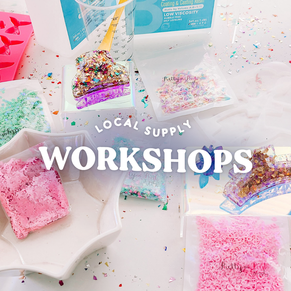 Resin Claw Clip Workshop on 11/4 with Gabby FruFru