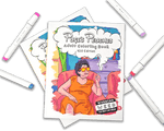 Page's Peaches Adult Coloring Book 420 Edition