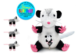 Opossum Plush with Babies (Starry Surprise)