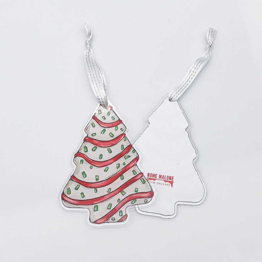 Christmas Tree Cake Acrylic Ornament