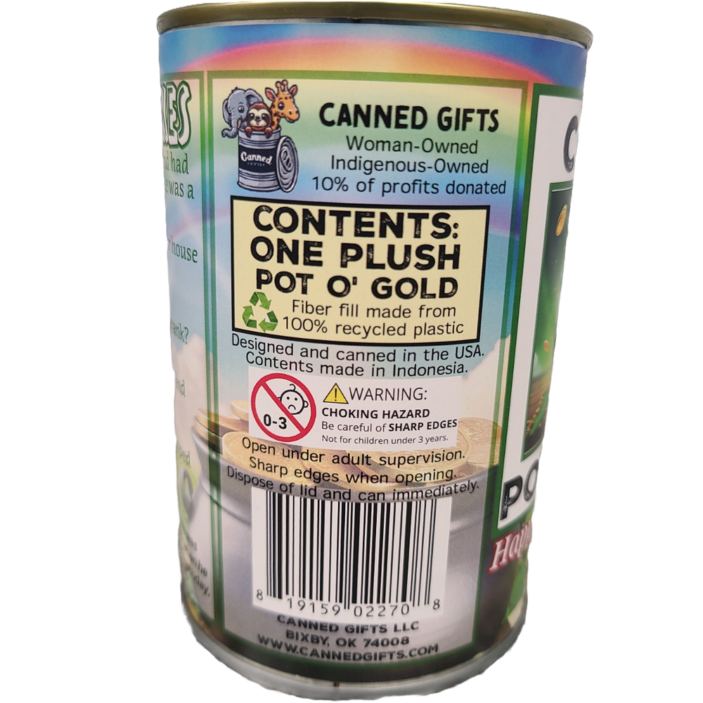 Canned Pot O' Gold | Funny Jokes St. Patrick's Day Gift