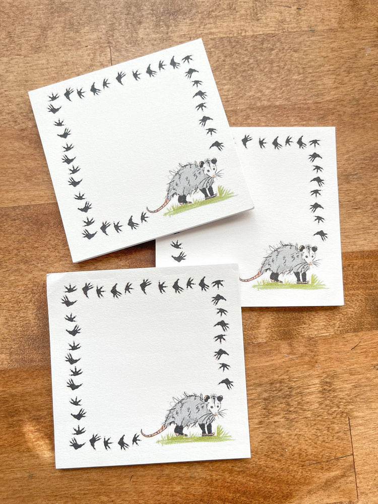 Sticky Notepad: Possum Tracks