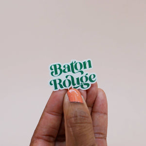 
            
                Load image into Gallery viewer, Baton Rouge Script Sticker
            
        