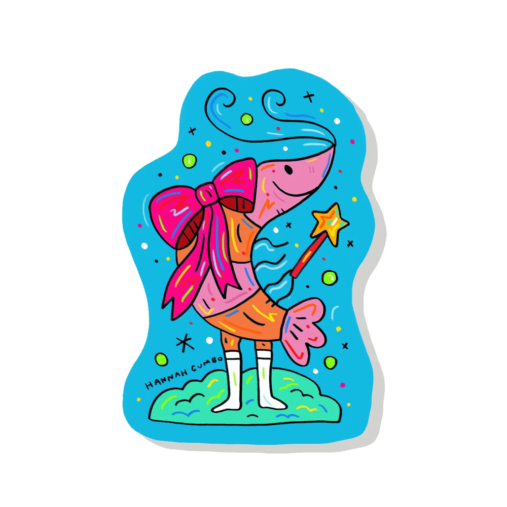 Magic Shrimp Sticker