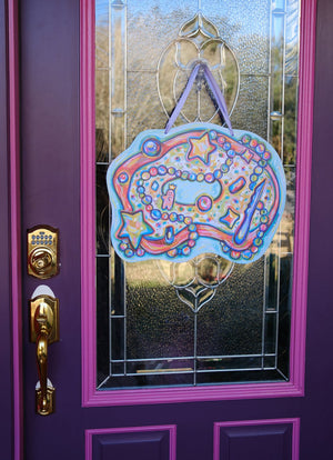 King Cake Door Hanger