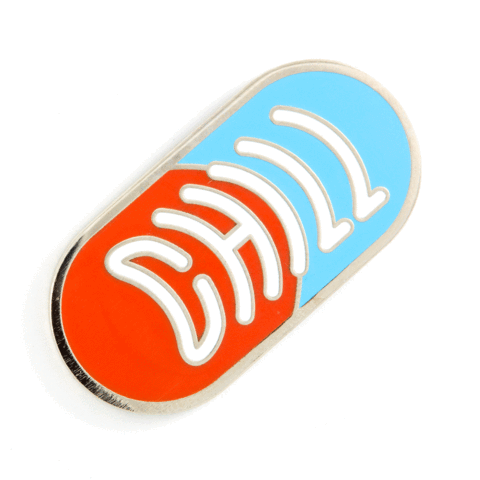 
            
                Load image into Gallery viewer, Chill Pill Enamel Pin
            
        