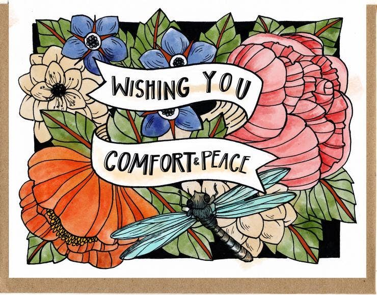 
            
                Load image into Gallery viewer, Wishing You Comfort And Peace Card
            
        
