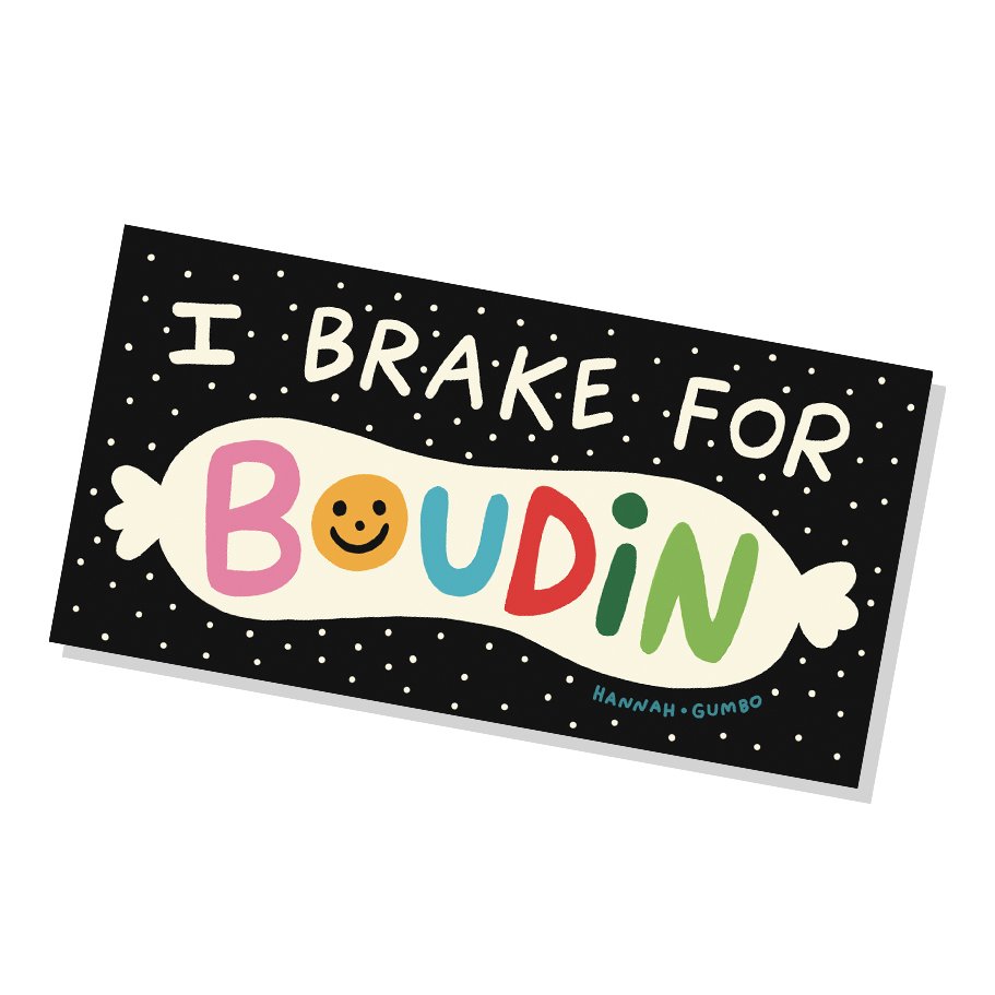 Boudin Bumper Sticker