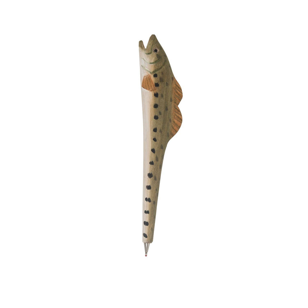 Bass Fish Wood Novelty Pen