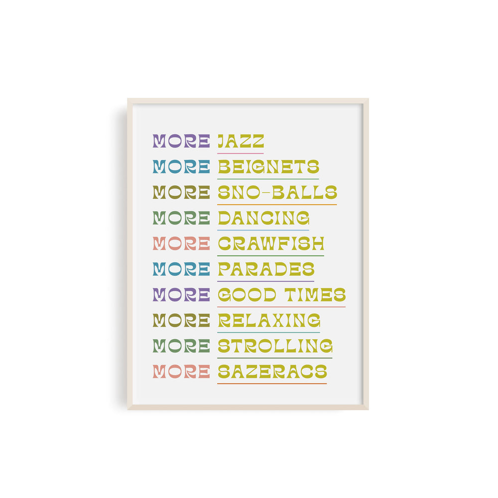 More Everything New Orleans Art Print
