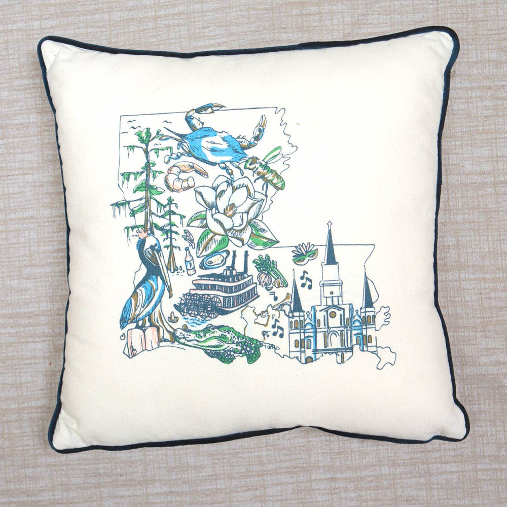 Louisiana Love Pillow