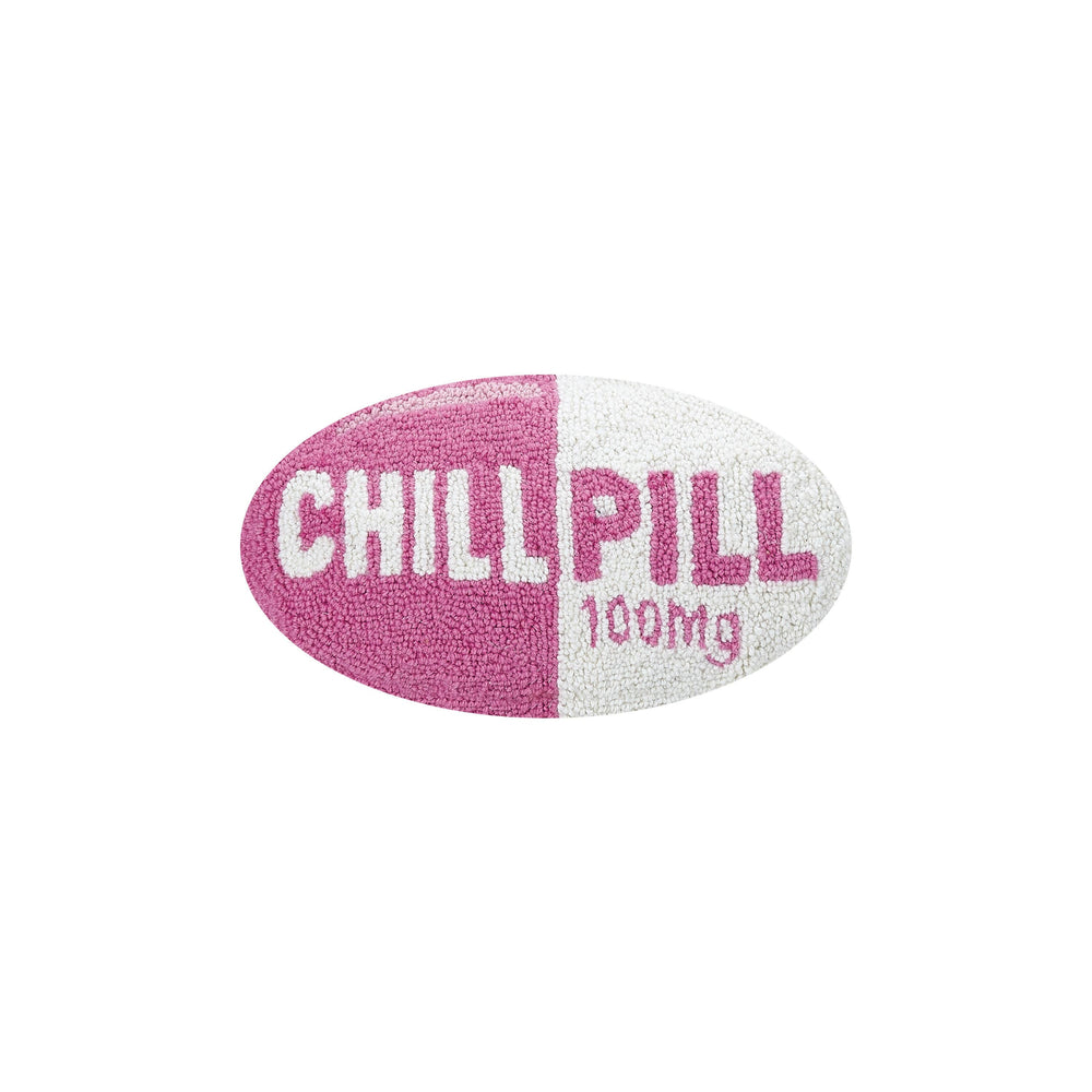 
            
                Load image into Gallery viewer, Chill Pill Hot Pink Pillow
            
        