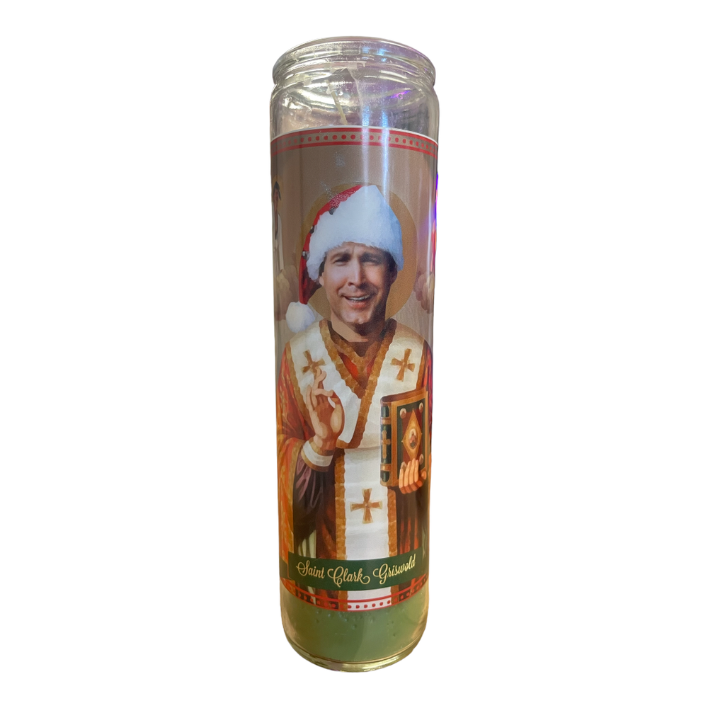 Clark Griswold Christmas Vacation Devotional Prayer Saint Candle