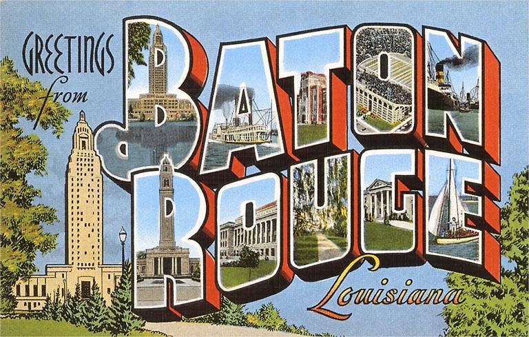 Greetings from Baton Rouge Postcard