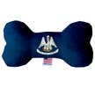 Louisiana State Flag Bone Dog Toy 6"