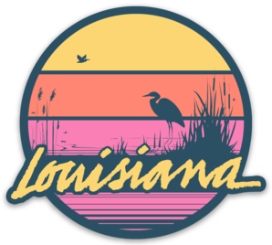 
            
                Load image into Gallery viewer, Louisiana Sunset Sticker
            
        