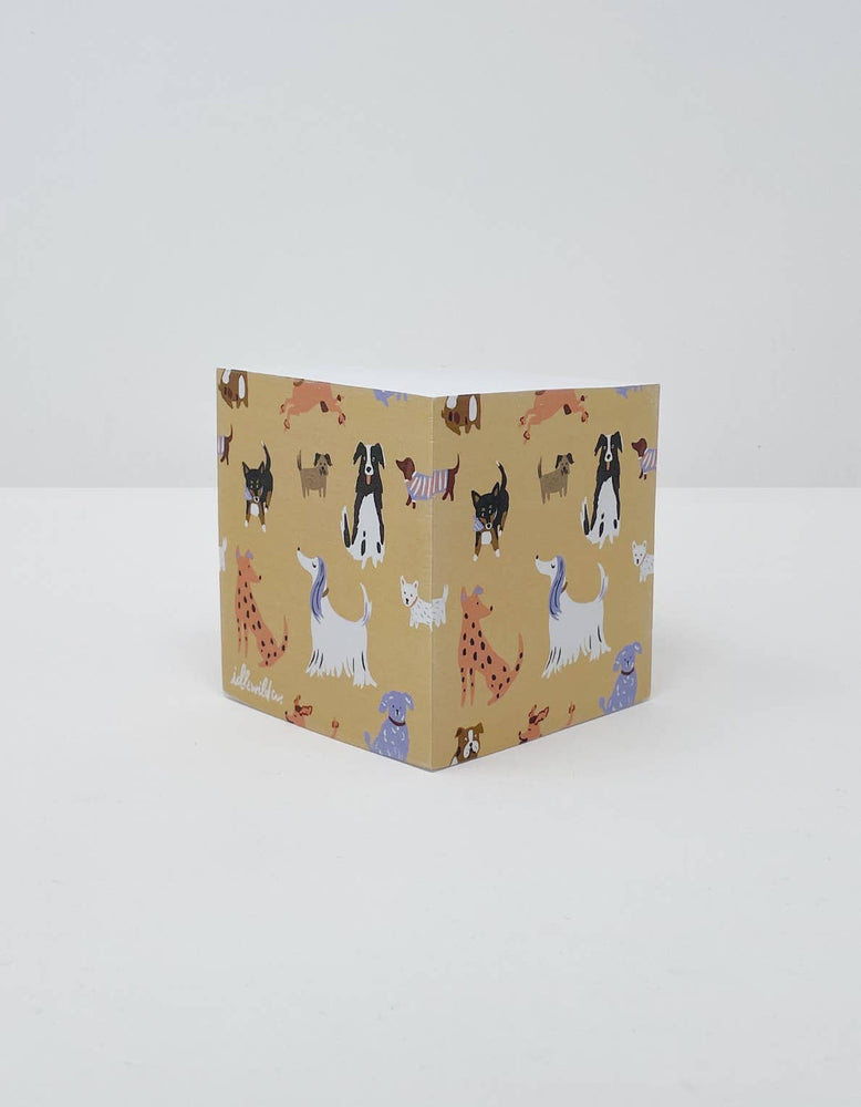 Dogs Sticky Note Cube