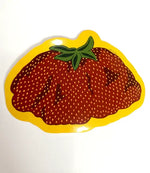 Mega Strawberry Sticker