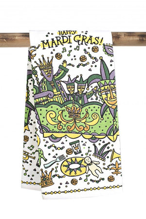 
            
                Load image into Gallery viewer, Kitchen Towel – Mardi Gras Float
            
        