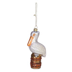 Blown Glass Pelican Ornament