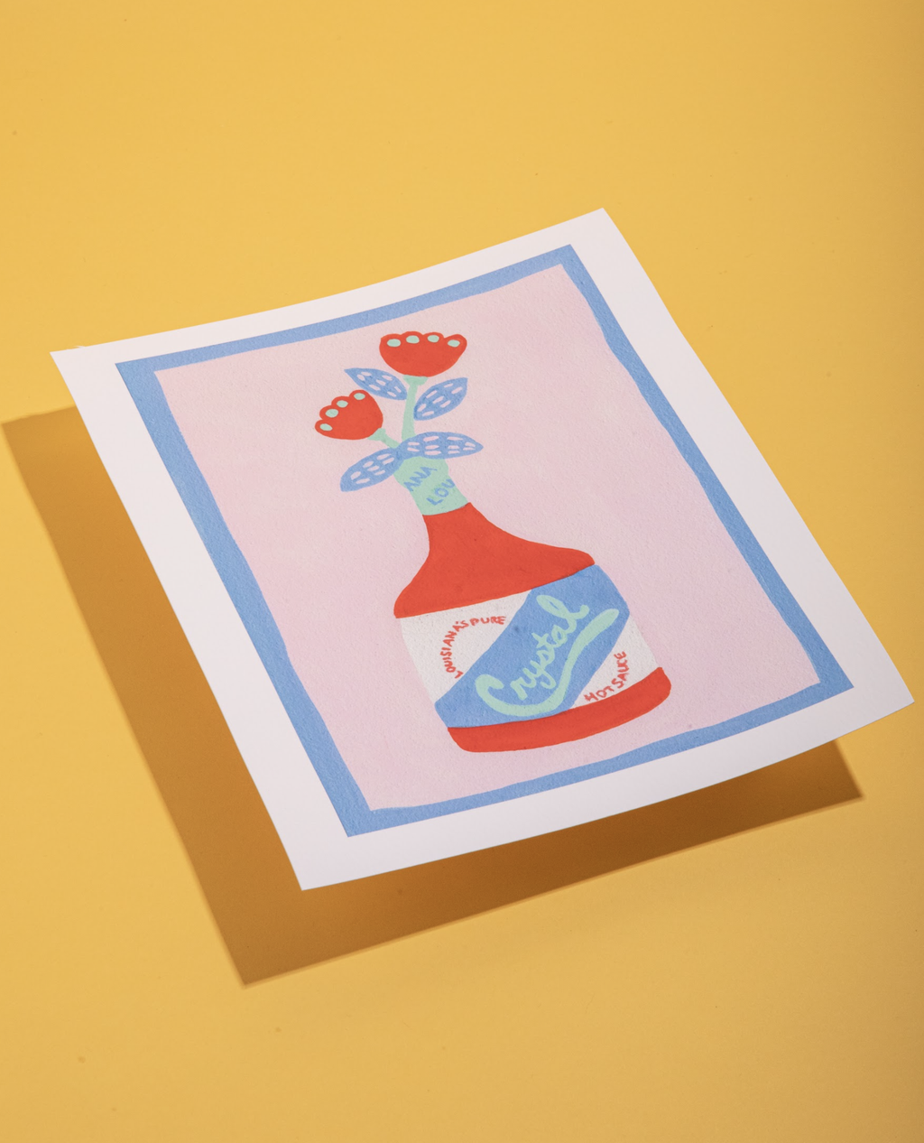 Crystal Hot Sauce Red Print 11x14 - Main Image