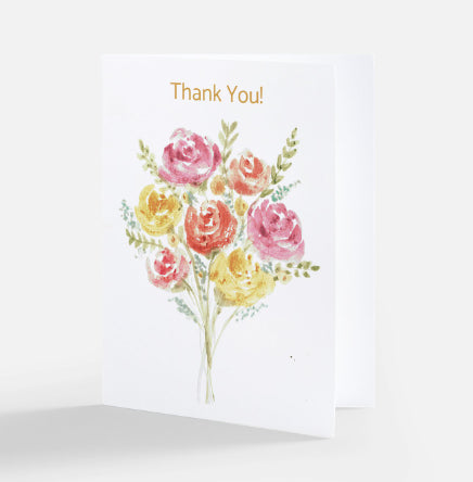 
            
                Load image into Gallery viewer, Bouquet Thank You Card
            
        