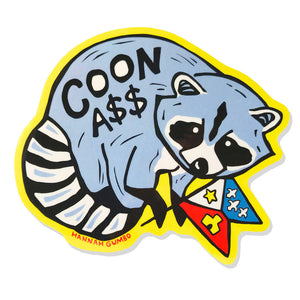 Coon A$$ Sticker