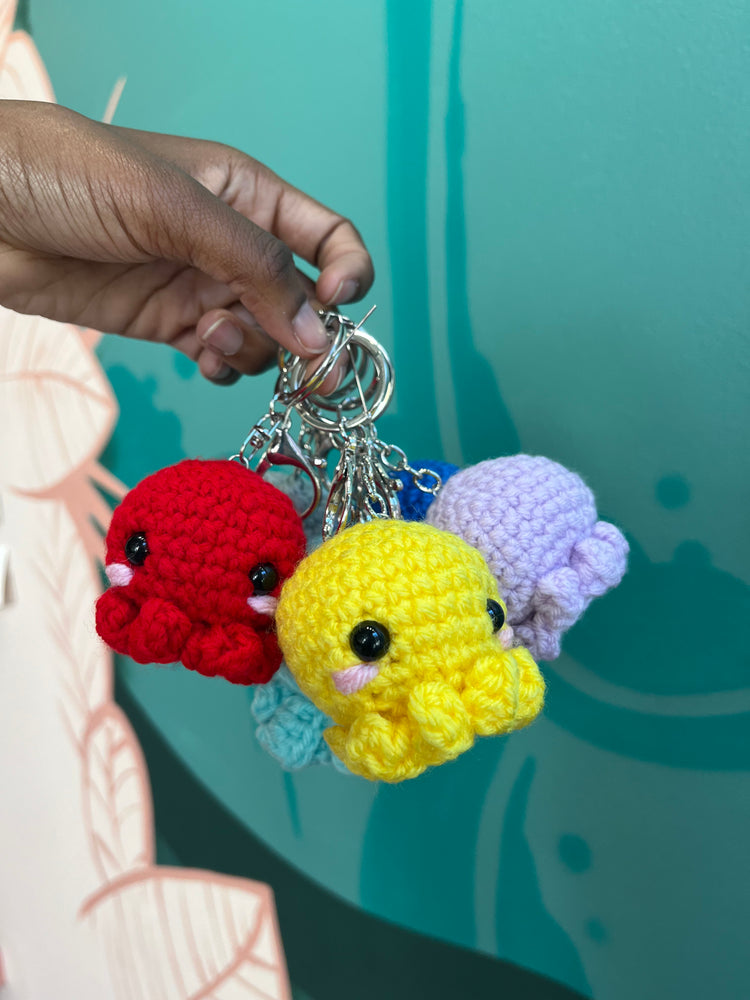 
            
                Load image into Gallery viewer, Oillie the Octopus Keychain
            
        