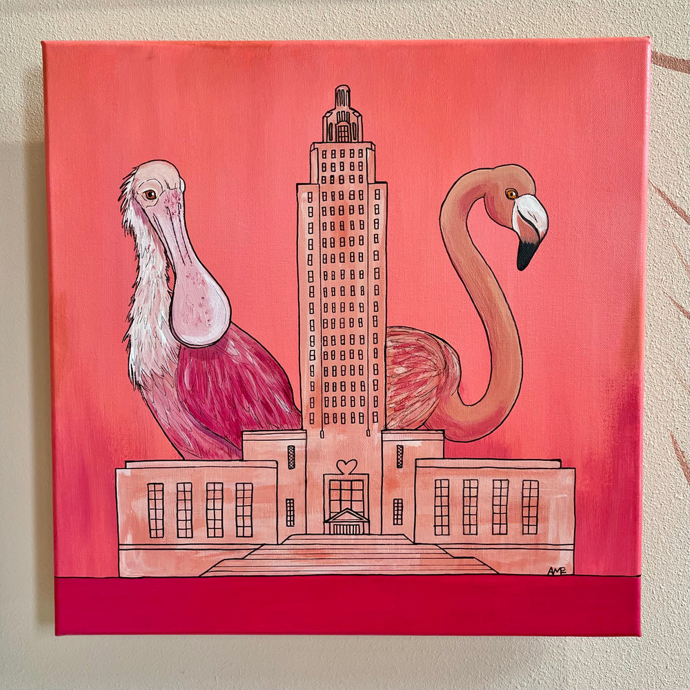 Pink Ladies Portrait Print