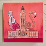 Pink Ladies Portrait Print