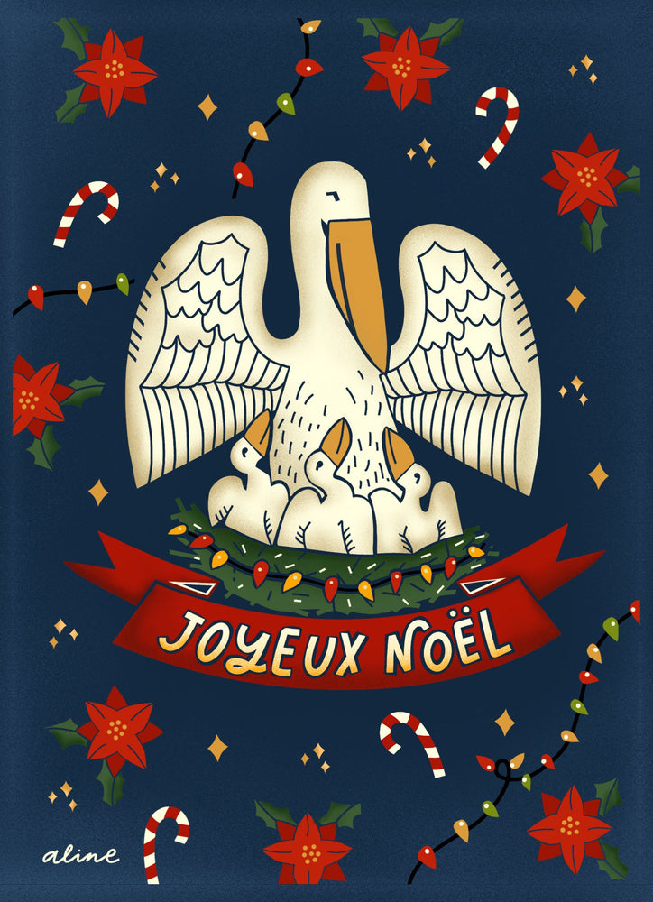 Joyeux Noël Greeting Card