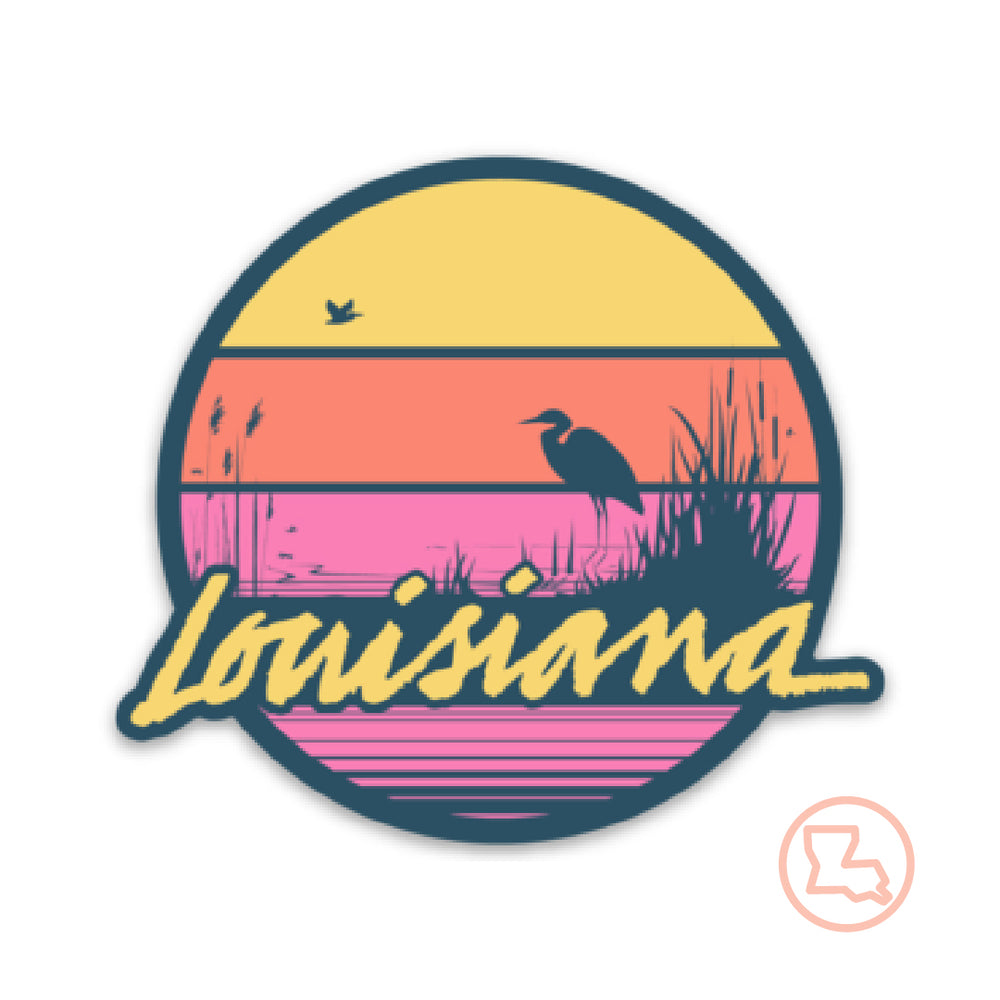 Louisiana Sunset | Sticker