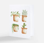 Plants in Pots Card