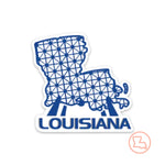 Spaceship Louisiana Static Cling