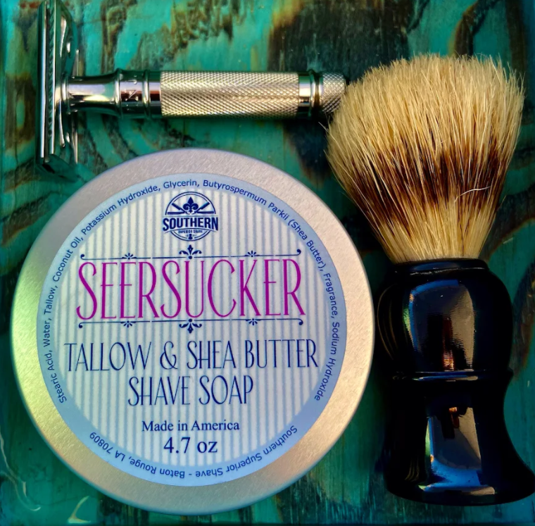 Seersucker Shave Soap