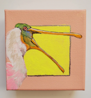 
            
                Load image into Gallery viewer, Roseate Spoonbill 4x4 Pink
            
        
