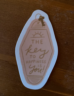 Motel Key Sticker