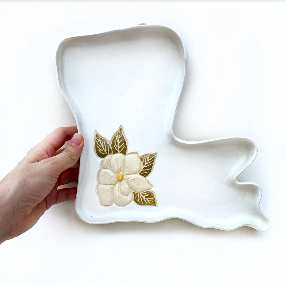 Louisiana Magnolia Platter