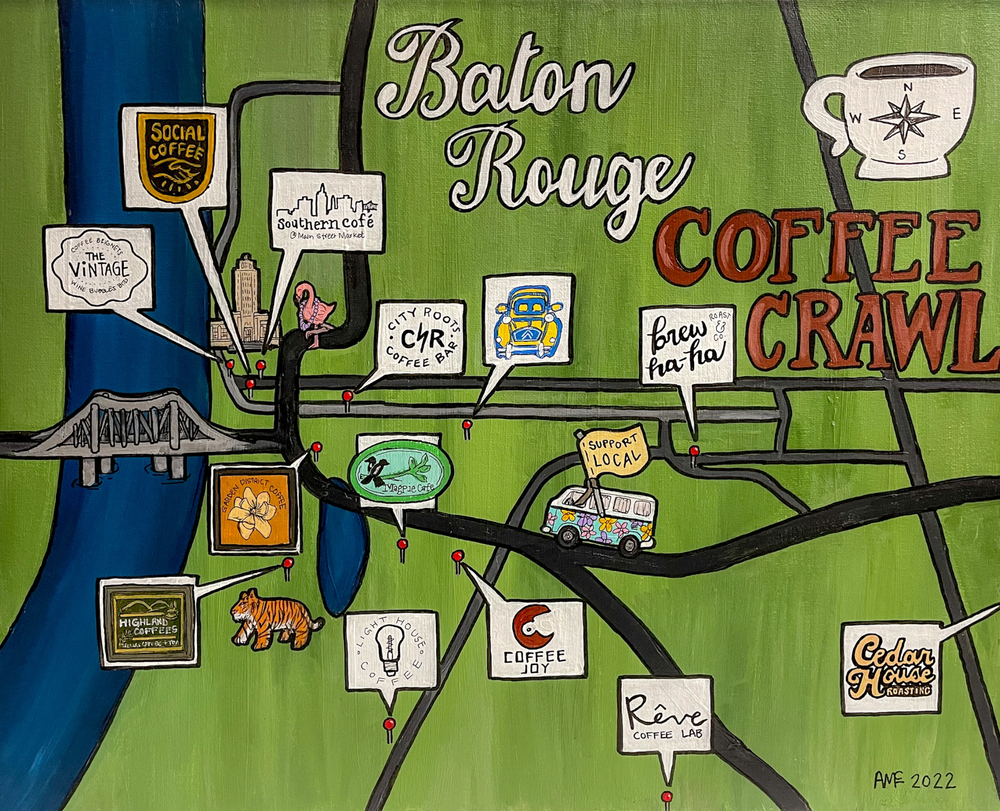 Coffee Crawl Print
