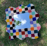 Multi Colored Checks Mirror